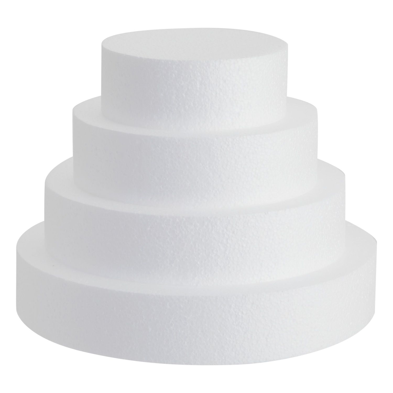 Bright Creations 3 Pieces Round Foam Cake Dummy for Decorating and Wedding  Display, Craft Supplies (3 Sizes)
