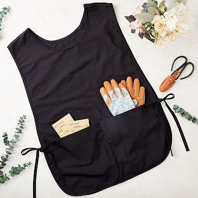 3-Pack Cobbler Aprons with Pockets, Adjustable, Practical, Versatile, Black