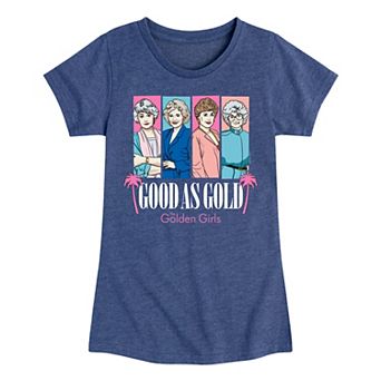 Girls 7-16 Golden Girls Good As Gold Graphic Tee