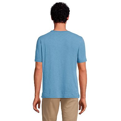 Men's Lands' End Short Sleeve Pocket Tee