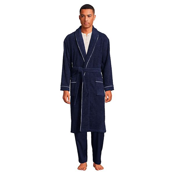 Men's Lands' End Calf Length Turkish Robe