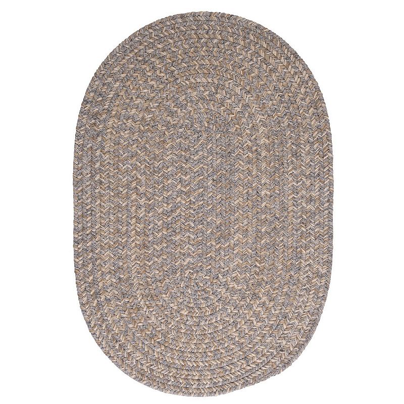 Colonial Mills Tremont Wool Blend Braided Area Rug, Grey, 7Ft Rnd