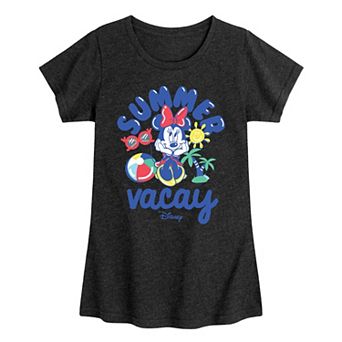 Disney's Minnie Mouse Girls 7-16 Summer Vacay Graphic Tee