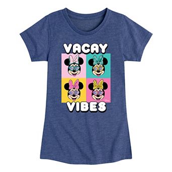 Disney's Minnie Mouse Girls 7-16 Vacay Vibes Graphic Tee