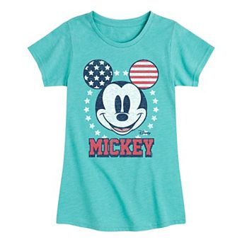 Disney's Mickey Mouse Girls 7-16 Americana Graphic Tee