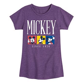 Disney's Mickey Mouse Girls 7-16 Blocks Graphic Tee