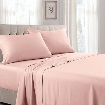 Soft Cotton Sateen Sheet Set - Extra Deep Fitted (22 inches)
