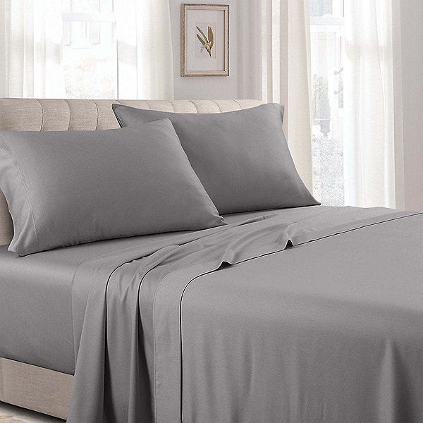 Soft Cotton Sateen Sheet Set - Extra Deep Fitted (22 inches)