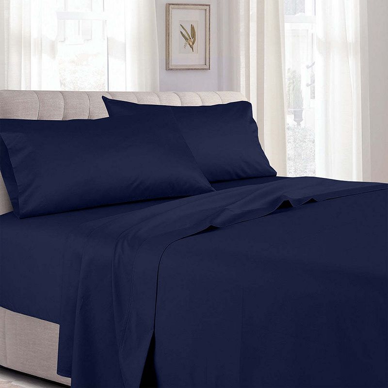 Low Profile (7-10 inches) 608 Damask Stripe Sheet Set, King - Linen