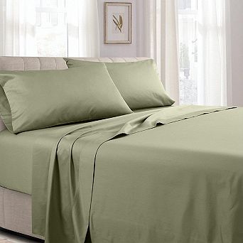 Soft Cotton Sateen Sheet Set - Extra Deep Fitted (22 inches)