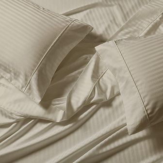 Extra Deep Pockets (22 in Stripe 650 Easy Care Sheet sets