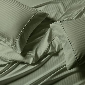 Extra Deep Pockets (22 in Stripe 650 Easy Care Sheet sets