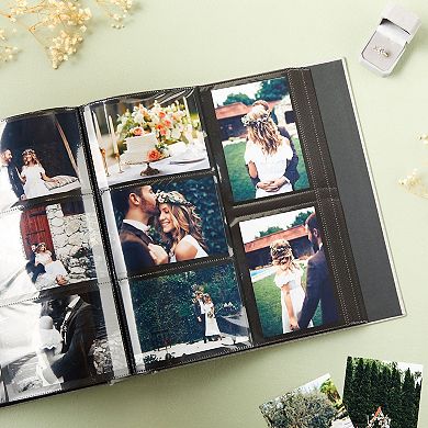 Large Photo Album for 1000 Photos, 4x6 Photo Albums with Pockets, 14 x 13 x 3 In