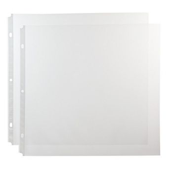 Photo Album Protective Sleeves Refill Pages, 12x12 Scrapbook Page Protectors (50 Pack)