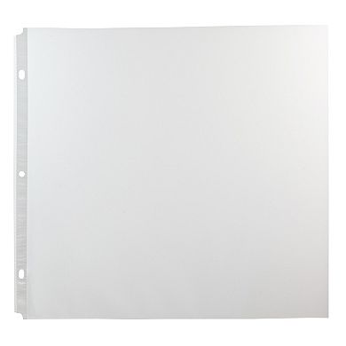 Photo Album Protective Sleeves Refill Pages, 12x12 Scrapbook Page Protectors (50 Pack)
