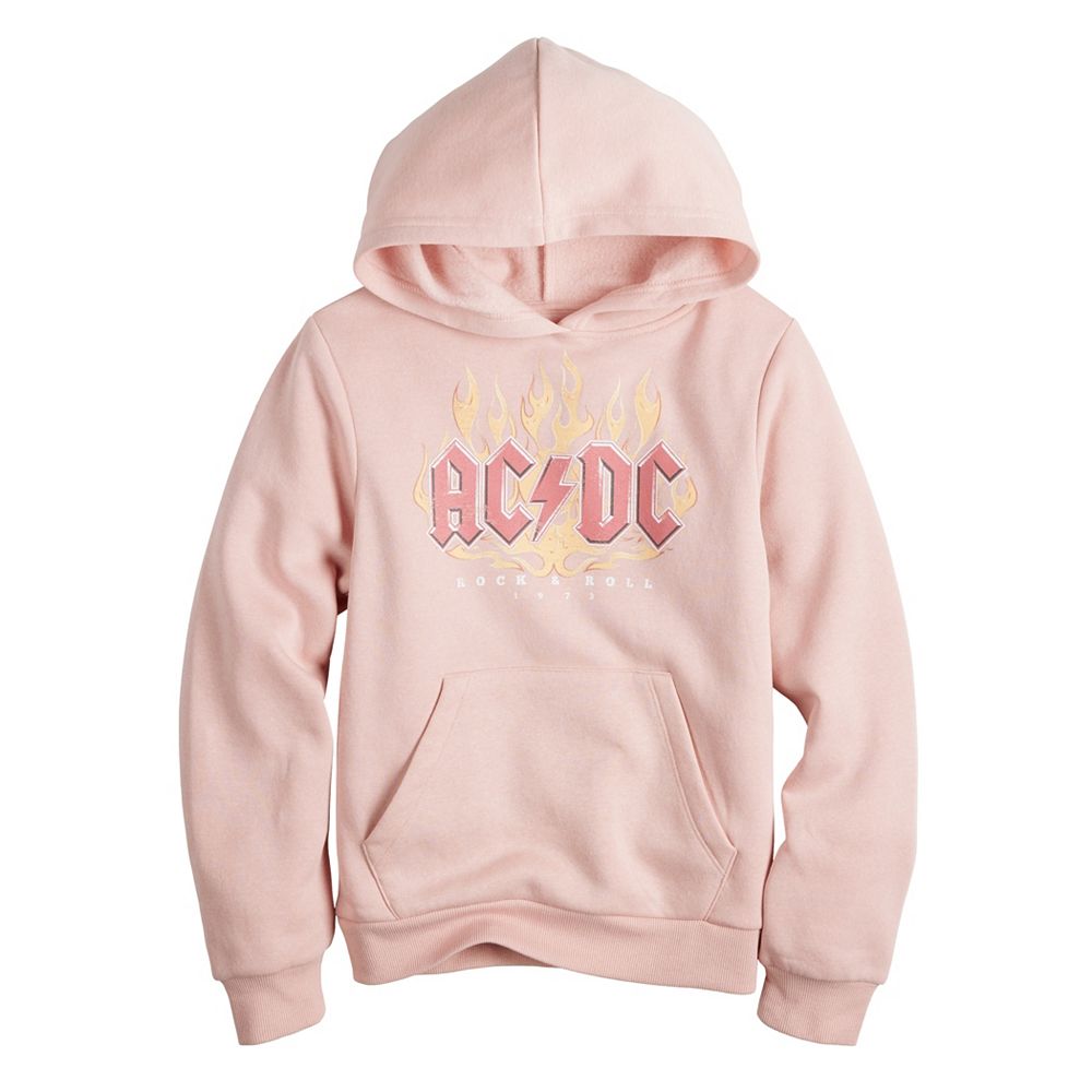 Girls 7-16 AC/DC Rock & Roll Graphic Hoodie