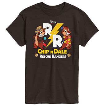 Disney's Mickey Mouse Men's Chip 'N Dale Rescue Rangers Logo Graphic Tee