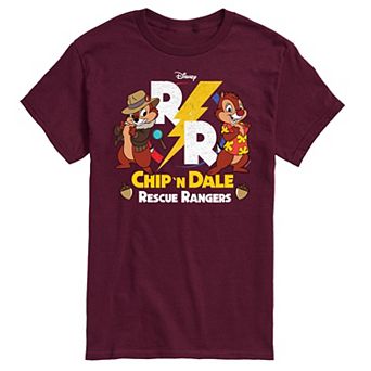 Disney's Mickey Mouse Men's Chip 'N Dale Rescue Rangers Logo Graphic Tee