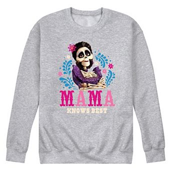 Disney / Pixar's Coco Imelda Men's Mama Knows Best Fleece Sweatshirt