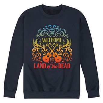 Disney / Pixar's Coco Men's Welcome Land of the Dead Fleece Sweatshirt
