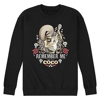 Disney / Pixar's Coco Men's Remember Me Ernesto Fleece Sweatshirt