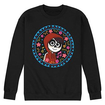 Disney / Pixar's Coco Miguel Men's Floral Circle Fleece Sweatshirt