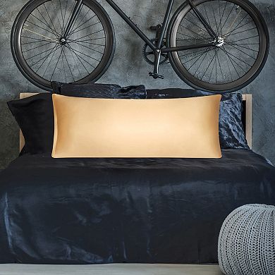 Zippered Silky Satin Long Body Pillow Cases Covers Body(20"x54")