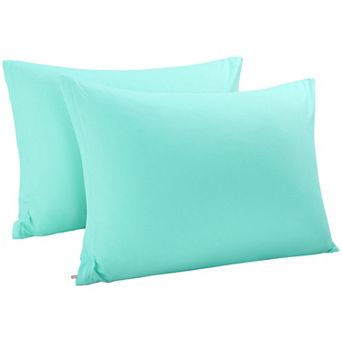Egyptian Cotton Pillow Cases Hidden Zipper 2 Pack Standard(20"x26")