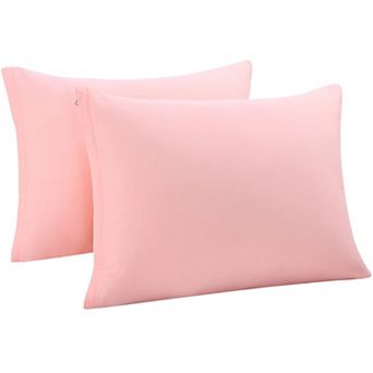 Egyptian Cotton Pillow Cases Hidden Zipper 2 Pack Standard(20"x26")