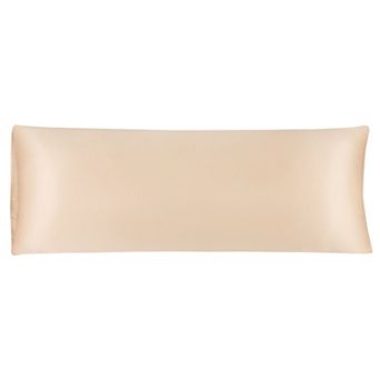 Satin Body Pillow Cover Long Silky Cooling for Hair Skin Body(20"x54")