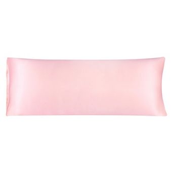 Satin Body Pillow Cover Long Silky Cooling for Hair Skin Body(20"x54")