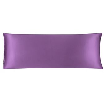 Satin Body Pillow Cover Long Silky Cooling for Hair Skin Body(20"x54")