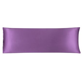Satin Body Pillow Cover Long Silky Cooling for Hair Skin Body(20"x60")