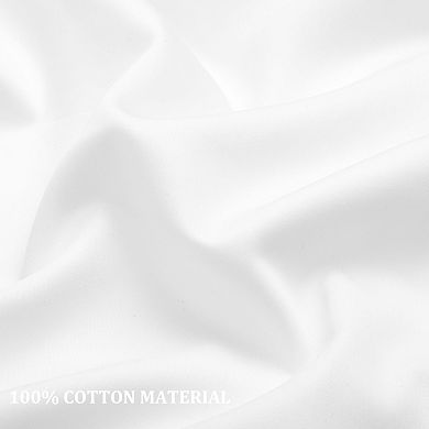 Pillowcase Set of 2 Soft Cotton with Zipper Standard(20"x26")