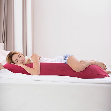 Zippered Body Pillow Case Cover Soft Microfiber Style Body 20"x72"