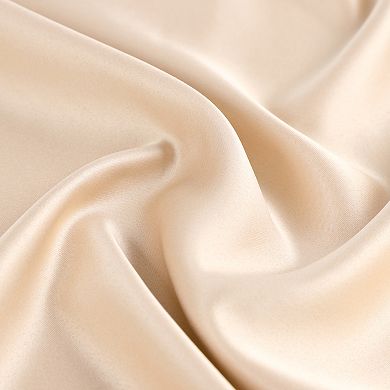 Soft Silk Satin Pillowcases for Hair and Skin with Envelope 2PCS Queen(20"x30")