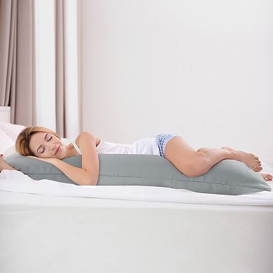 Zippered Body Pillow Case Cover Soft Microfiber Style Body 20"x54"