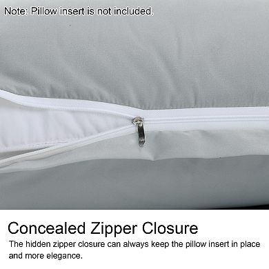 Zippered Body Pillow Case Cover Soft Microfiber Style Body(20"x54")