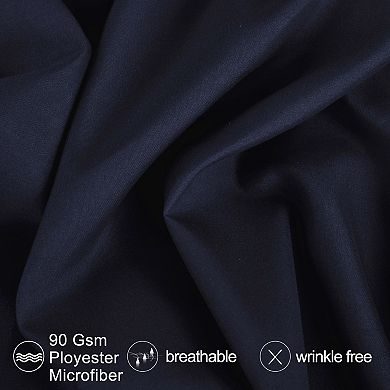 Soft 2pcs Microfiber No Wrinkle Pillow Case Cover King(20"x36")