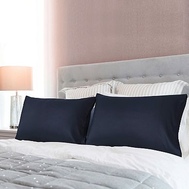Soft 2pcs Microfiber No Wrinkle Pillow Case Cover King(20"x36")
