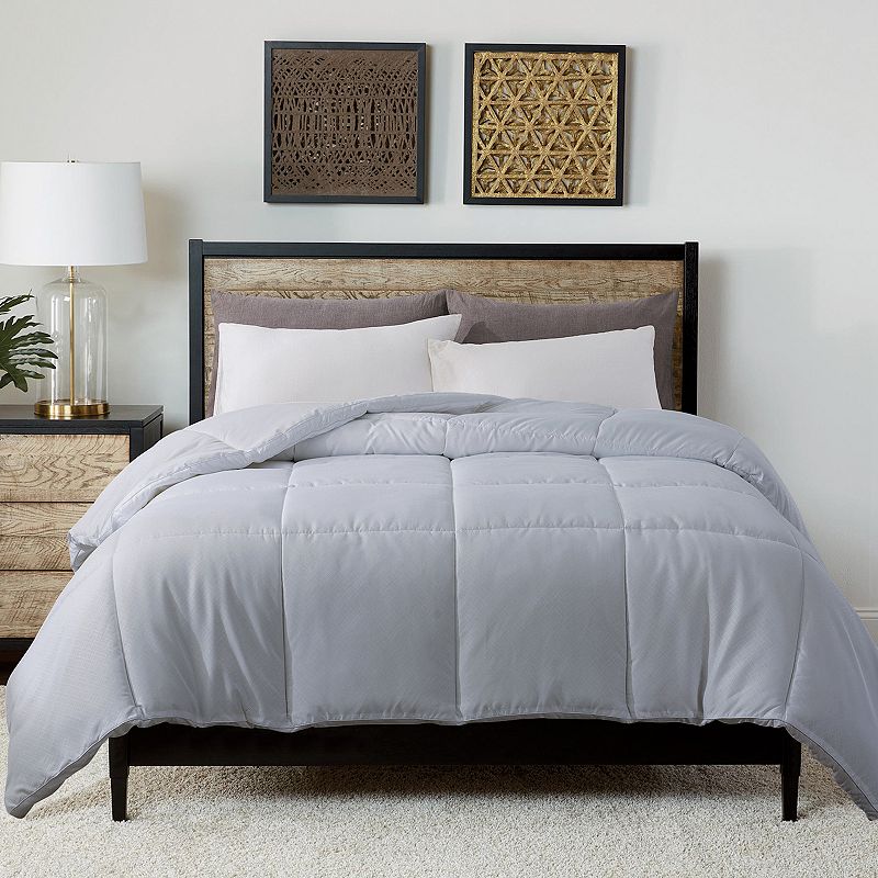 Dream On European Down-Alternative Bed Comforter, Grey, Full/Queen