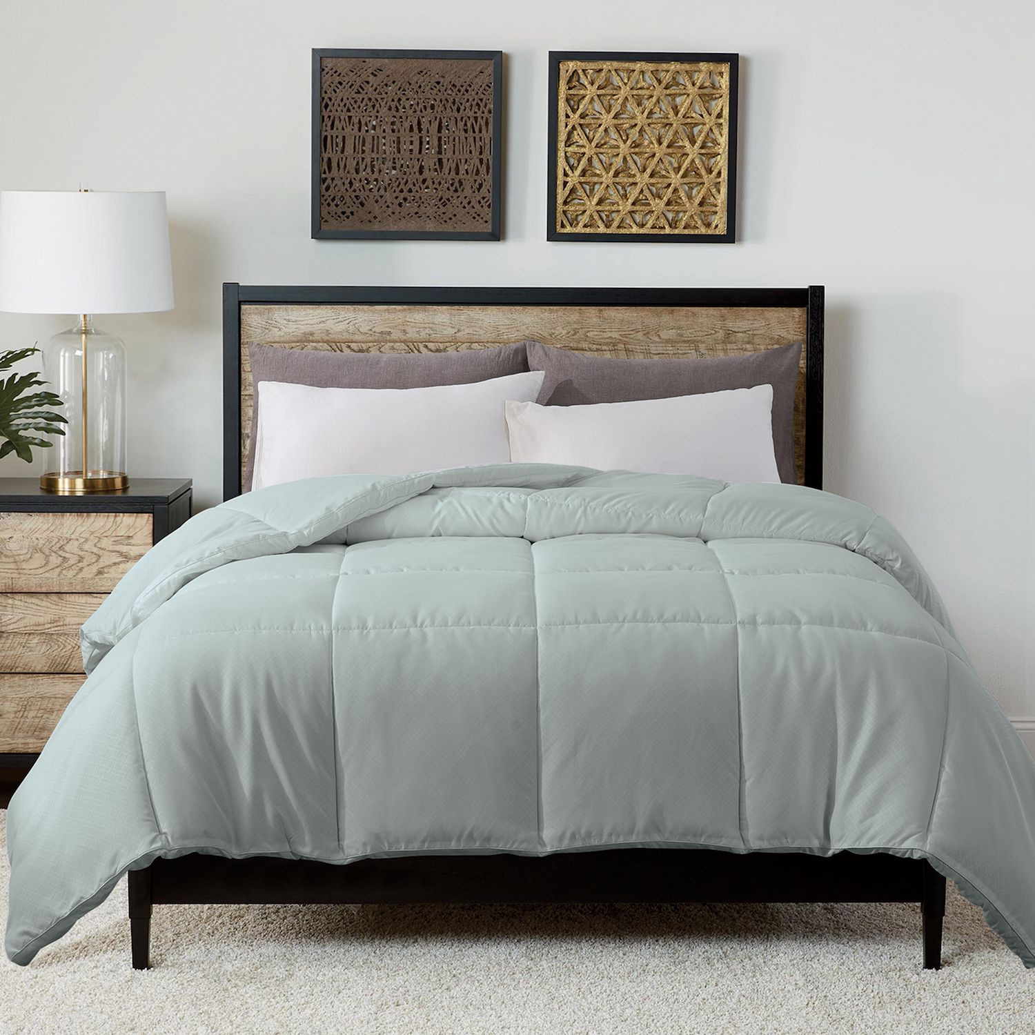 Natural White Goose Down Comforter 100% Cotton Shell Down Duvet - Goose