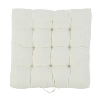 Sorra Home 24" Square Floor Pillow with Handle