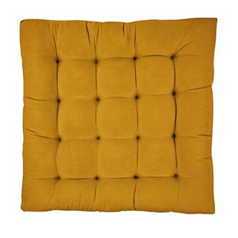 Sorra Home 40" Square Floor Pillow with Handle