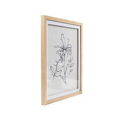 Sonoma Goods For Life® Sketchy Floral Framed Wall Art