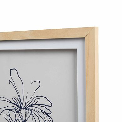 Sonoma Goods For Life® Sketchy Floral Framed Wall Art