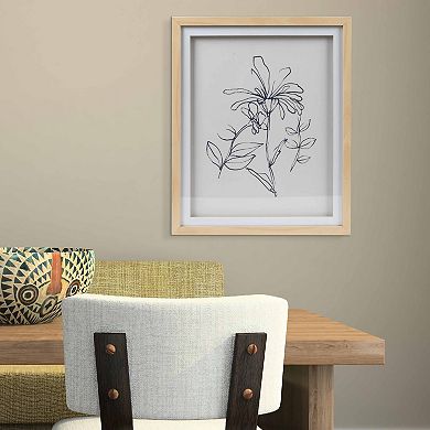 Sonoma Goods For Life® Sketchy Floral Framed Wall Art