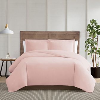 Truly Calm Silver Cool Blush Full/Queen 3 pc Duvet Set