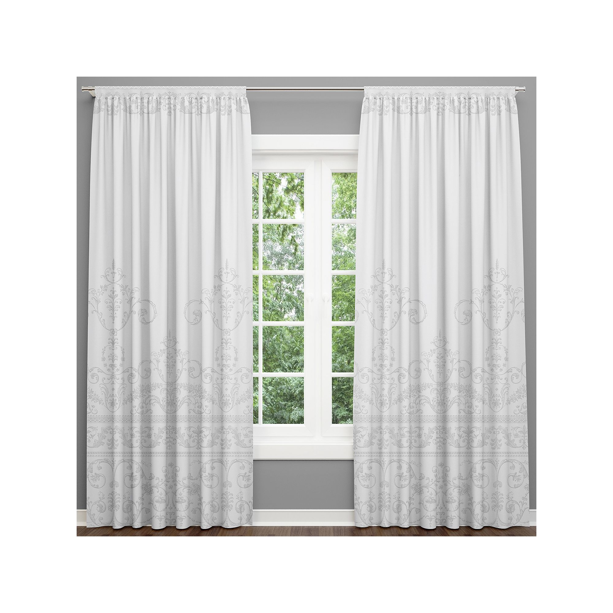 Levtex Home Belvedere Cream Window Drape Panel, Ivory