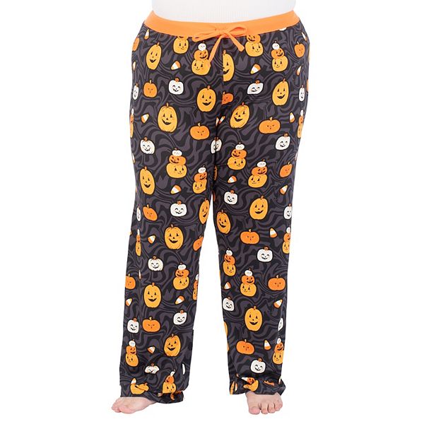 Plus Size Nite Nite by Munki Munki Soft Halloween Pajama Pants